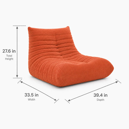 Ripple Lounge — Boneless Floor Lounge Chair