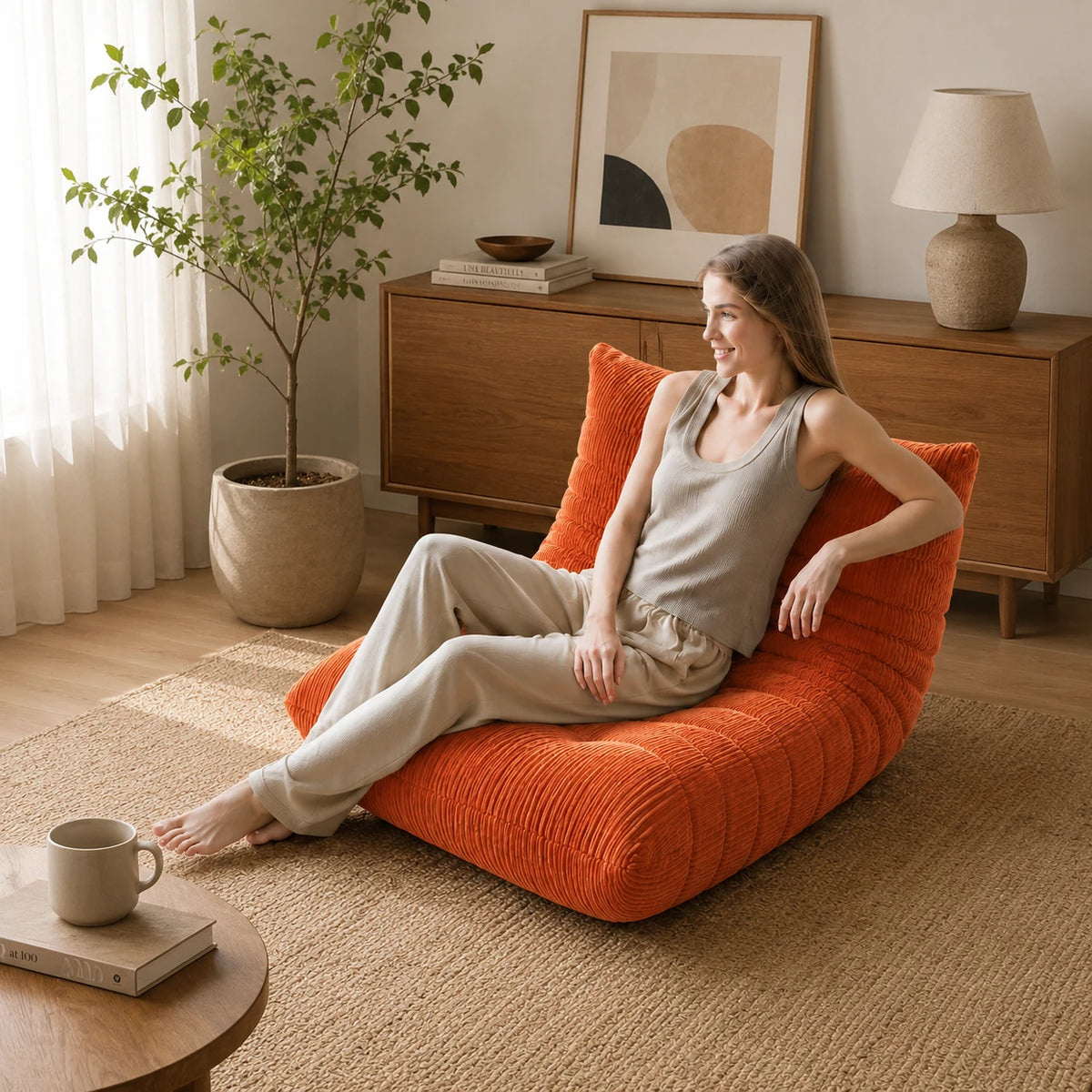Ripple Lounge — Boneless Floor Lounge Chair