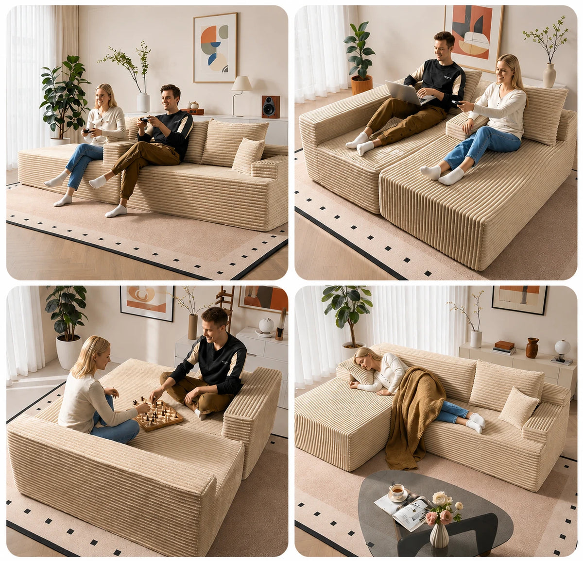 Cloud Sofa — Boneless Sectional Sofa