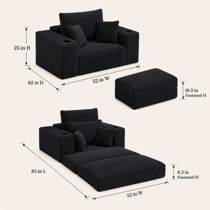 Lounge Chair — Boneless Chaise Lounge