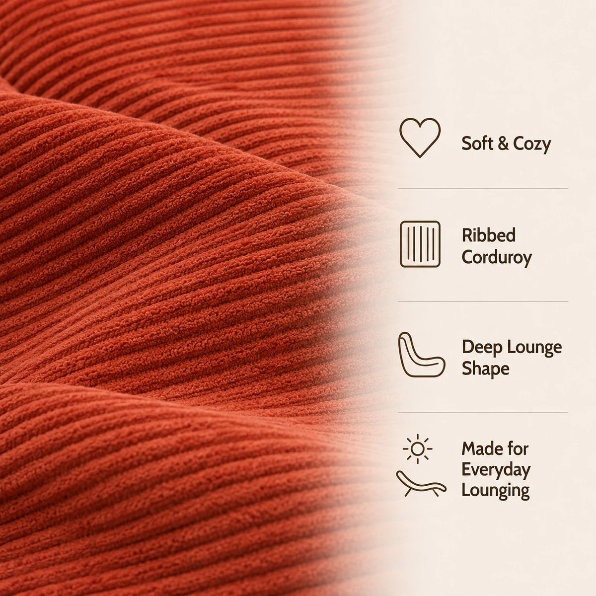 Nest Lounge — Boneless Floor Lounge Chair